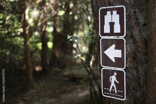 Trail Signs in Washington