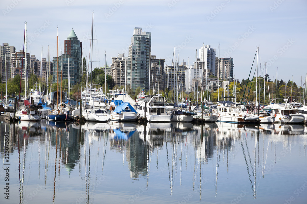 Vancouver Marina Reflections