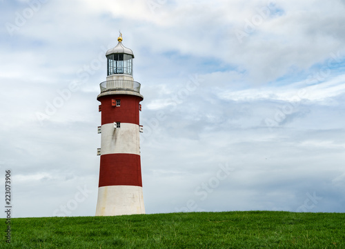 Plymouth Hoe, Smeaton's Tower, Plymouth, Devon, United Kingdom, August 20, 2018