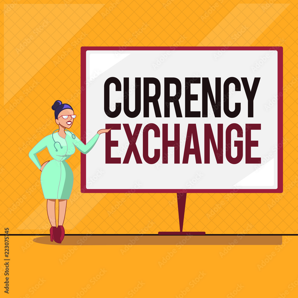 Handwriting text Currency Exchange. Concept meaning Process of changing one currency into another ForEx. Handwriting text Currency Exchange. Concept meaning Process of changing one currency into another ForEx.