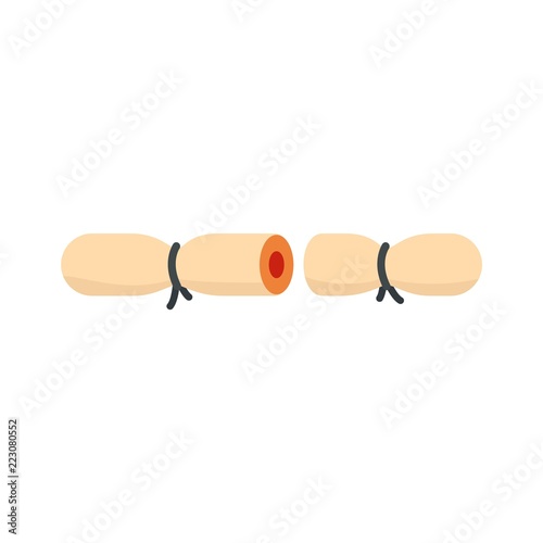 Strip contraceptive icon. Flat illustration of strip contraceptive vector icon for web design