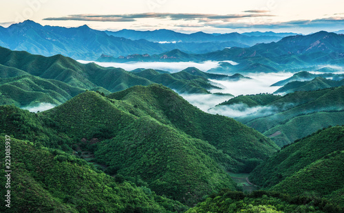 The mountains