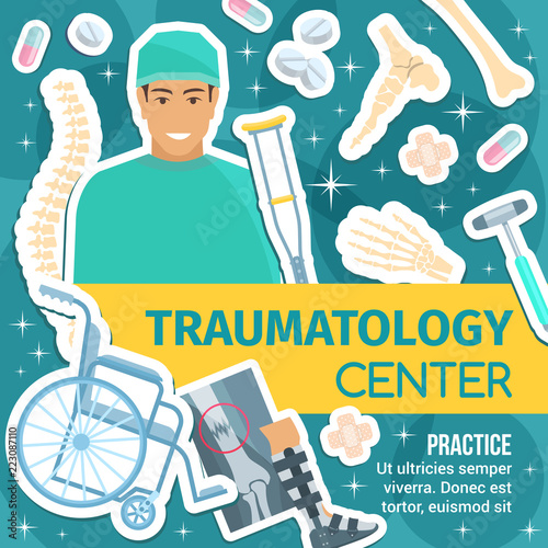 Traumatology, joint rehabilitation medical clinic