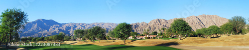 Palm Springs Golf Course with Mountains