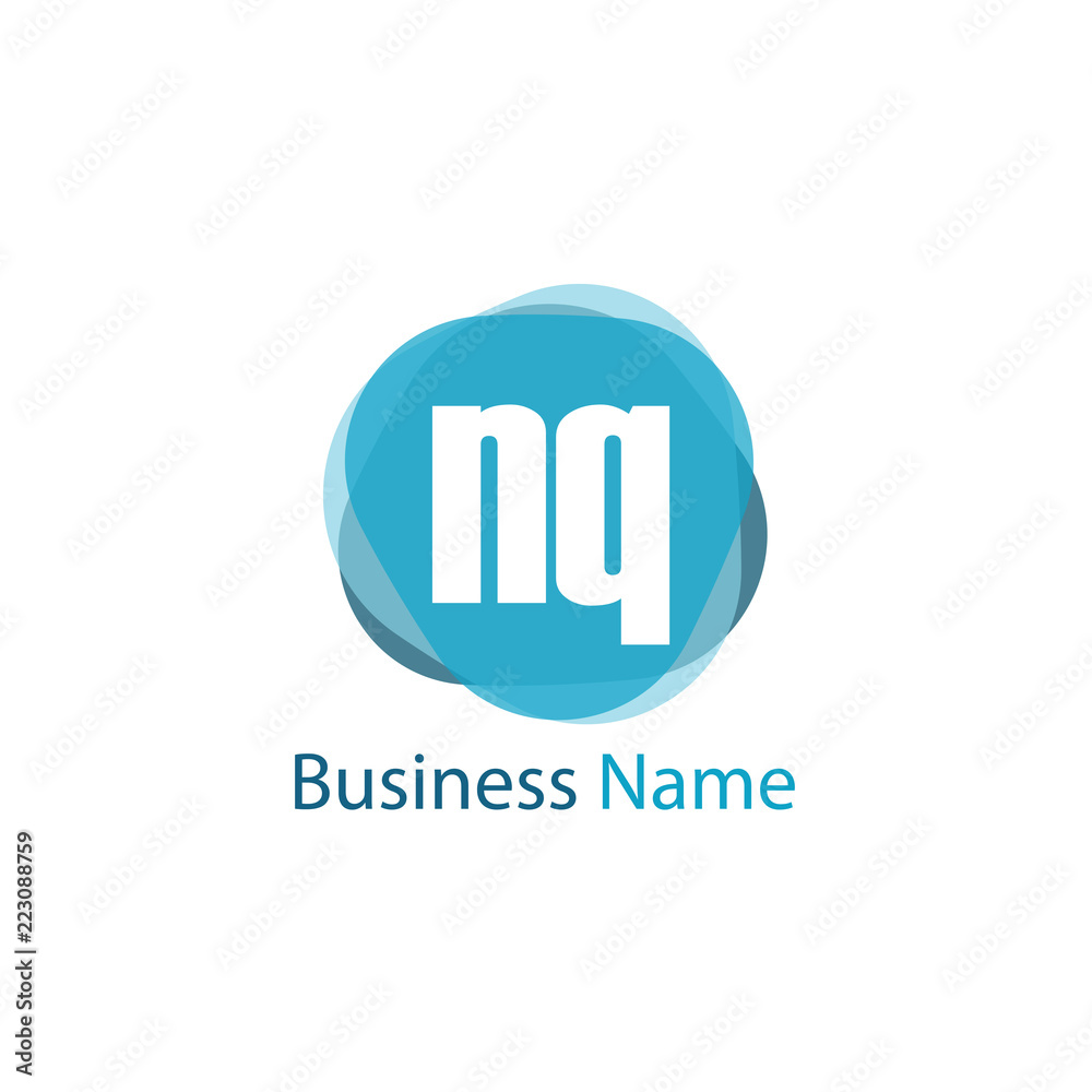 Initial Letter NQ Logo Template Design Initial Letter NQ Logo Template Design
