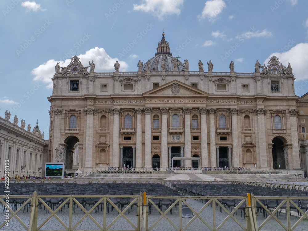 Vatican city, Rome, Italy, 3rd September 2018, The Papal Basilica of St. Peter