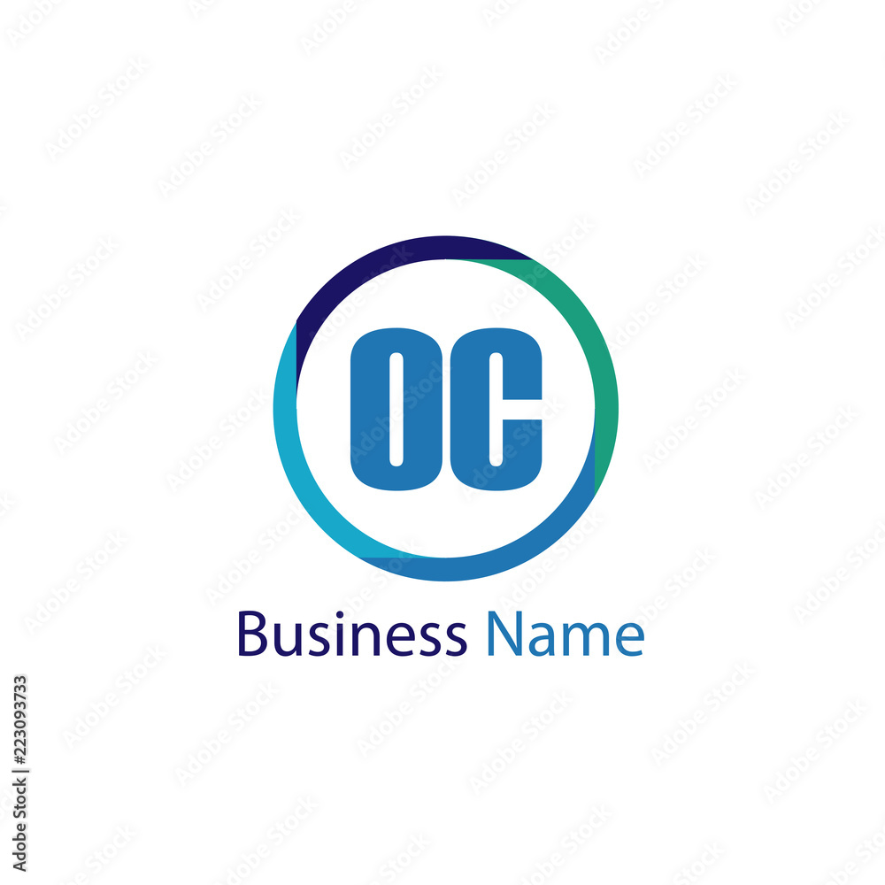Initial Letter OC Logo Template Design Initial Letter OC Logo Template Design
