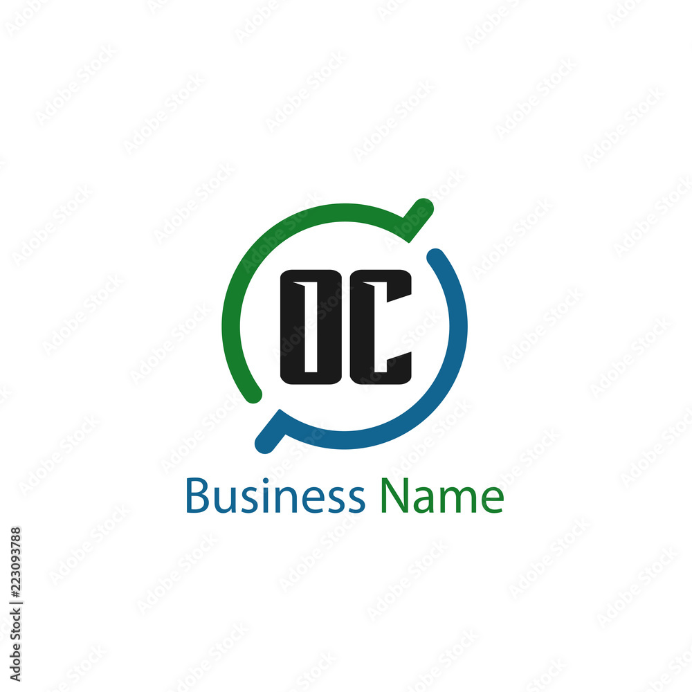 Initial Letter OC Logo Template Design Initial Letter OC Logo Template Design