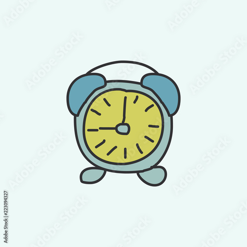alarm clock sketch icon. Element of education icon for mobile concept and web apps. Field outline alarm clock sketch icon can be used for web and mobile