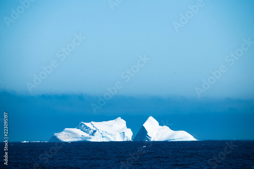 Beautiful view of the iceberg in Antarctica