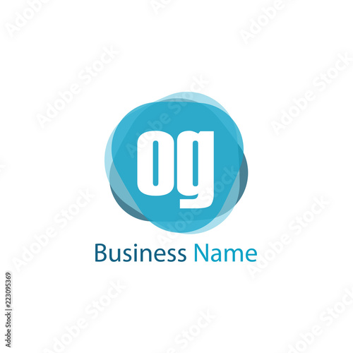 Initial Letter OG Logo Template Design