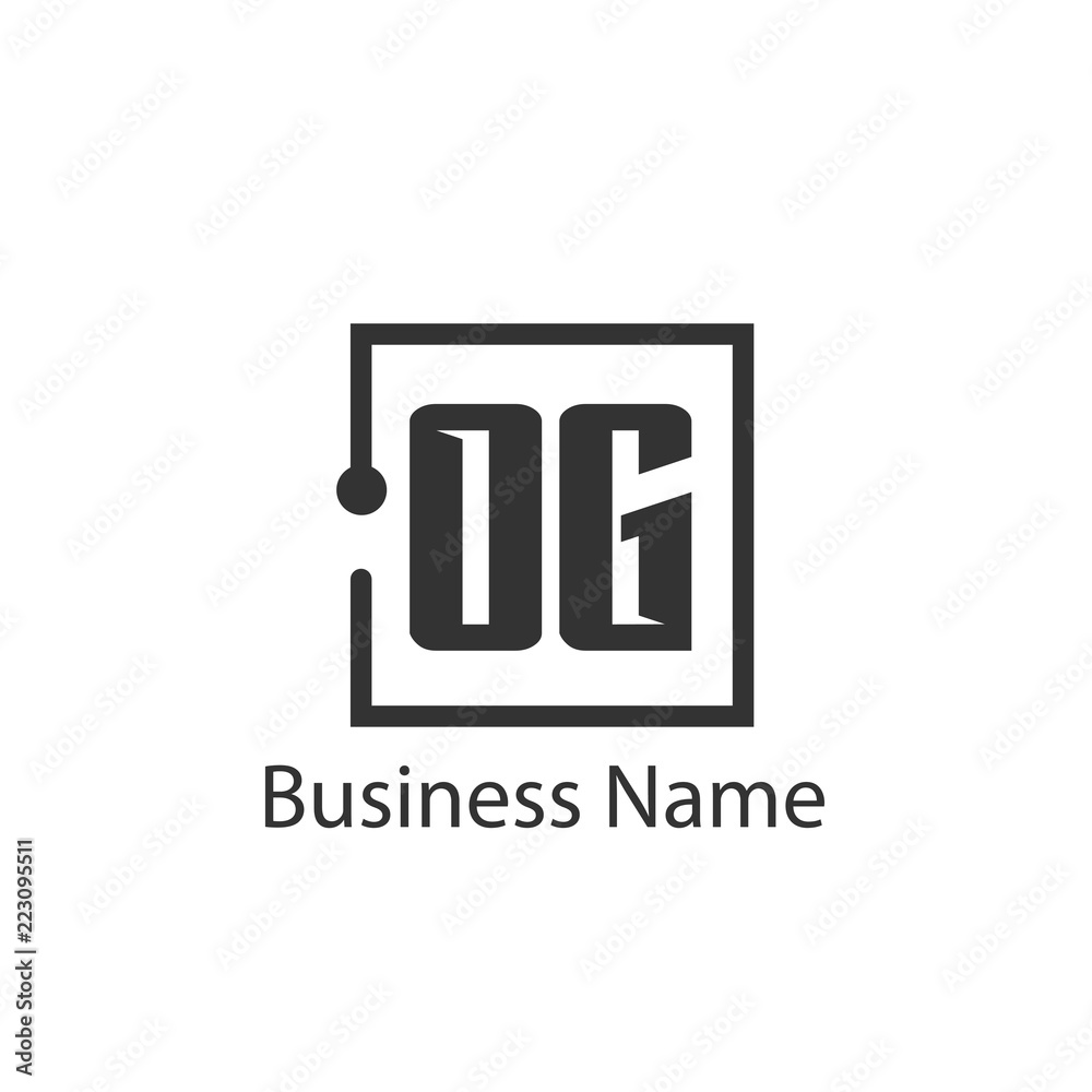 Initial Letter OG Logo Template Design Initial Letter OG Logo Template Design