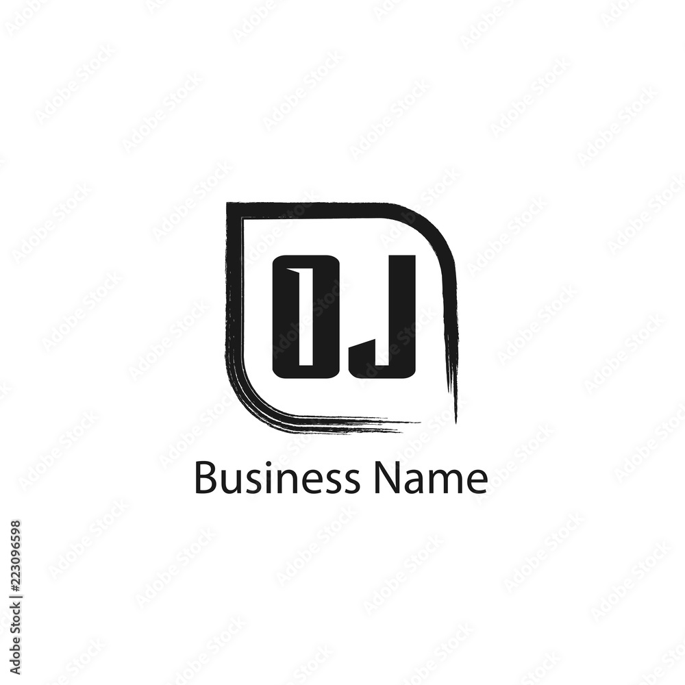Initial Letter OJ Logo Template Design Initial Letter OJ Logo Template Design