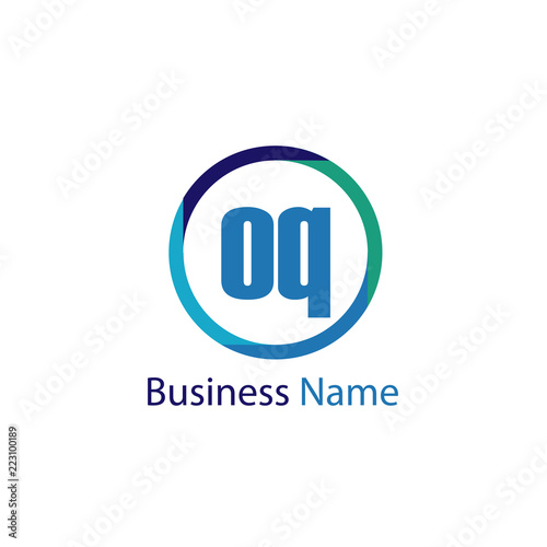 Initial Letter OQ Logo Template Design © Scooby