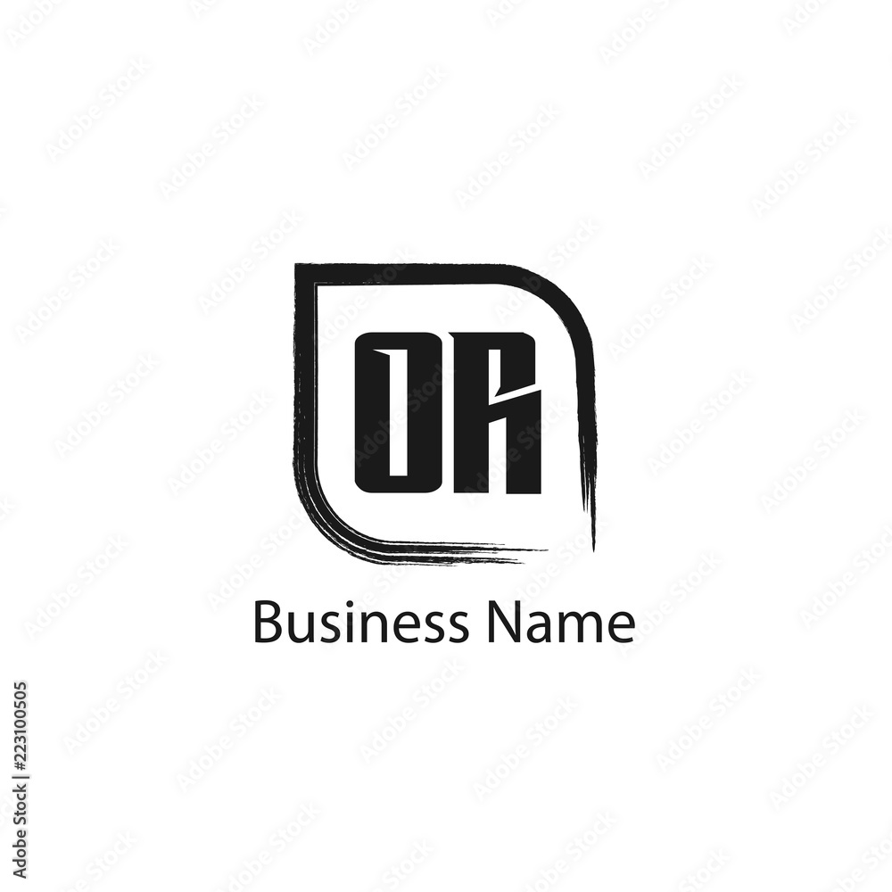 Initial Letter OR Logo Template Design Initial Letter OR Logo Template Design
