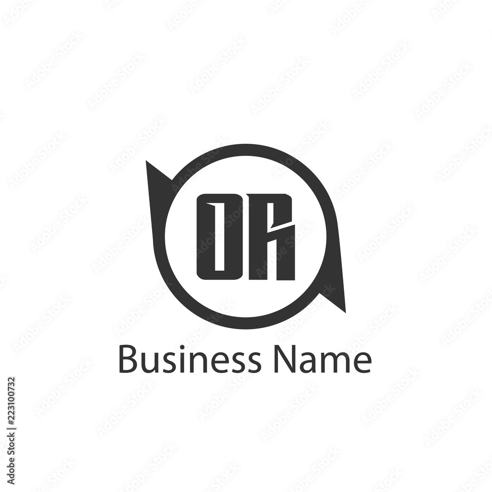 Initial Letter OR Logo Template Design Initial Letter OR Logo Template Design