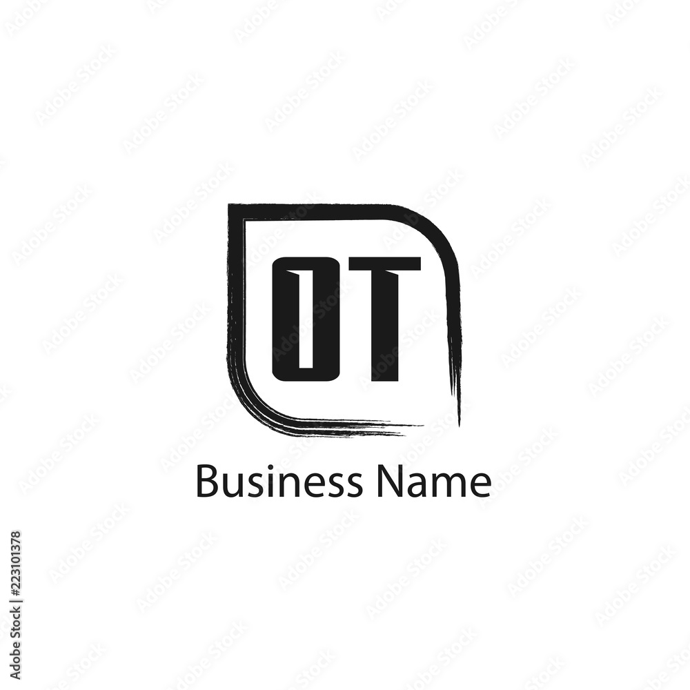 Initial Letter OT Logo Template Design Initial Letter OT Logo Template Design