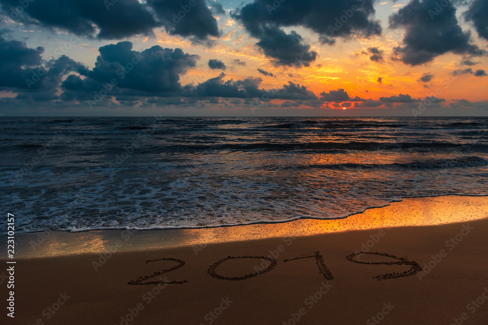 Amazing colorful sunrise at sea Amazing colorful sunrise at sea