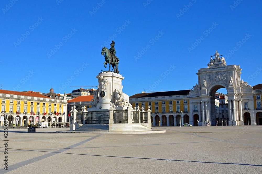 Comercio square in Lisbon,Portugal