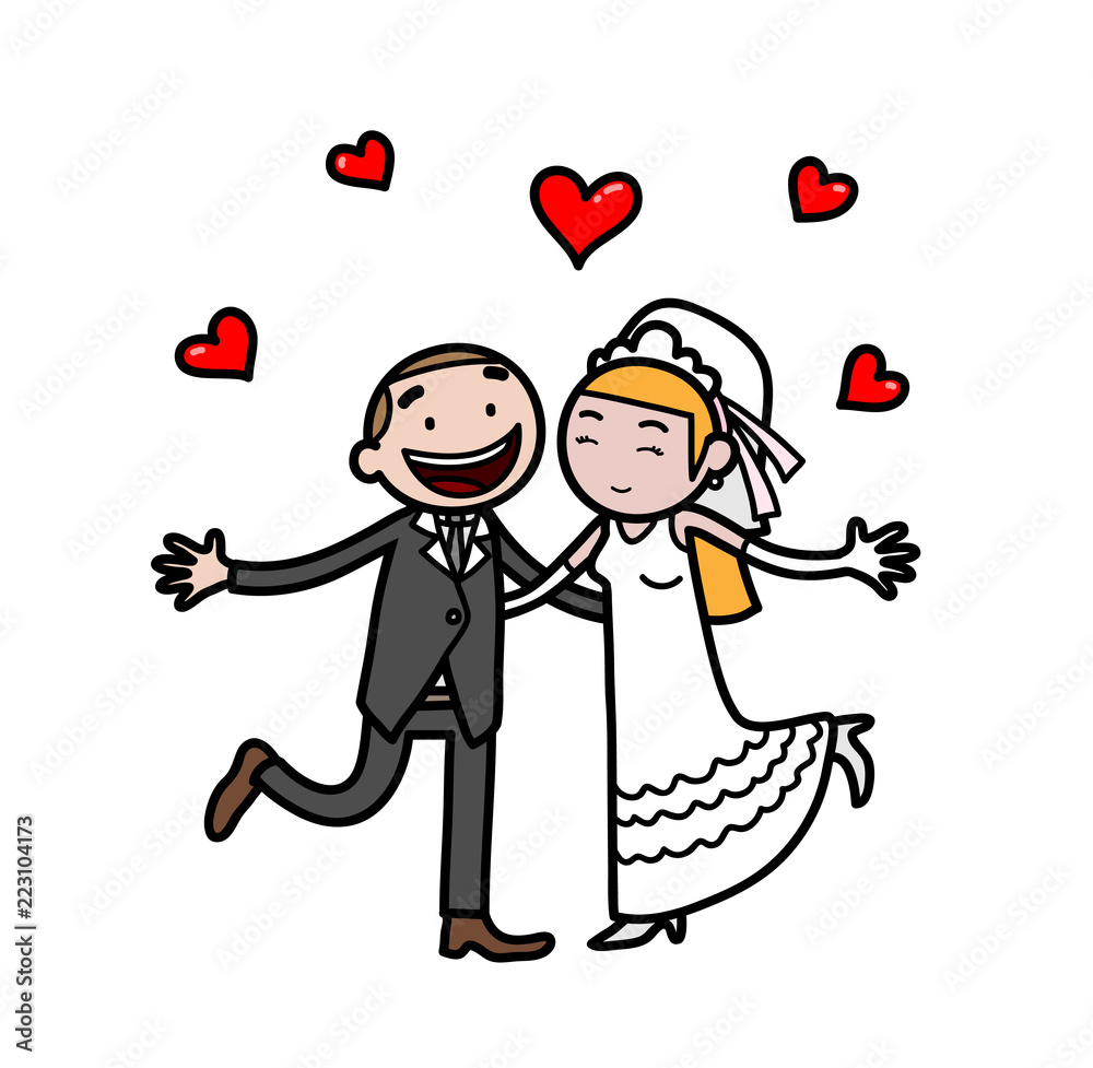 Getting Married Cartoon