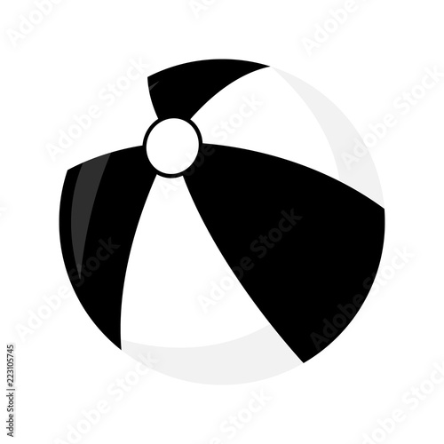 Ball Toy Isolated icon. Simple style. Vector Illustration