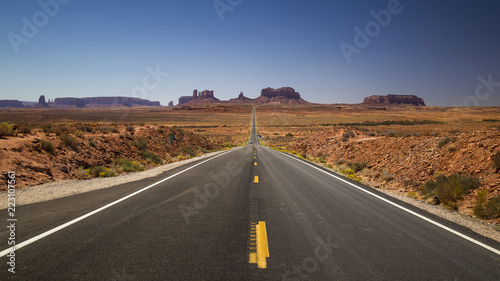 Tableau sur toile Monument Valley Arizona Highway