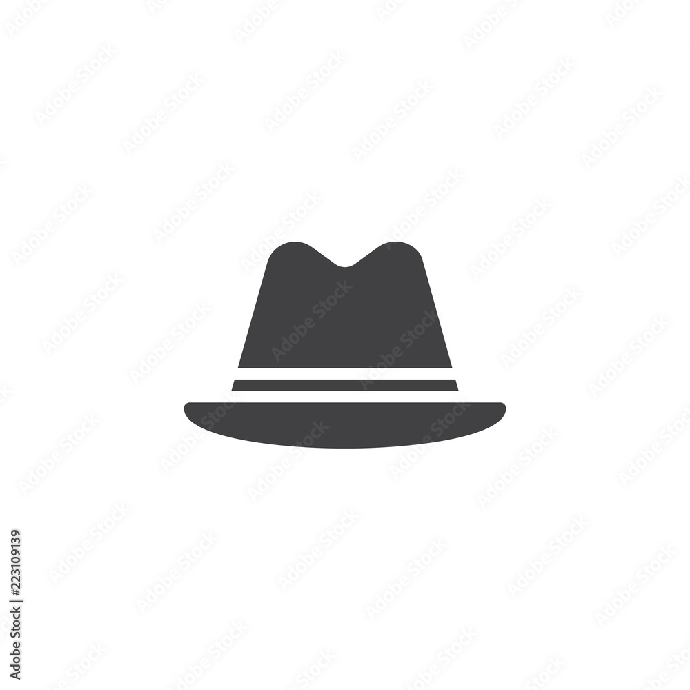 Bowler hat vector icon. filled flat sign for mobile concept and web design. Mens hat simple solid icon. Symbol, logo illustration. Pixel perfect vector graphics Bowler hat vector icon. filled flat sign for mobile concept and web design. Mens hat simple solid icon. Symbol, logo illustration. Pixel perfect vector graphics