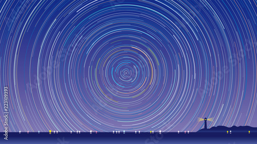 星の軌跡