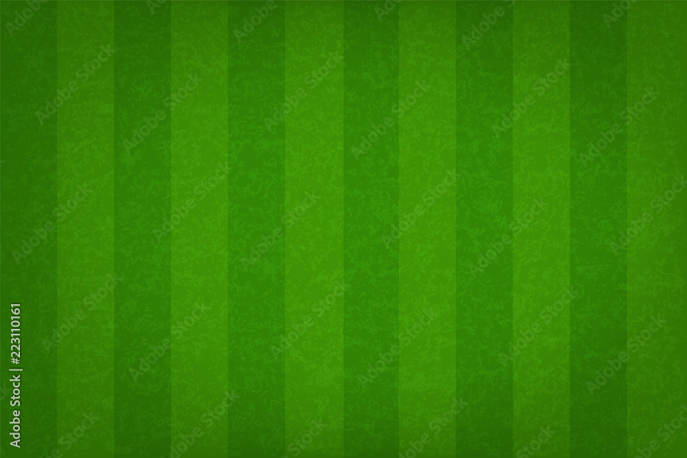 Green grass field pattern for sport background. Grass court for soccer, football, rugby, golf, baseball. Vector.
