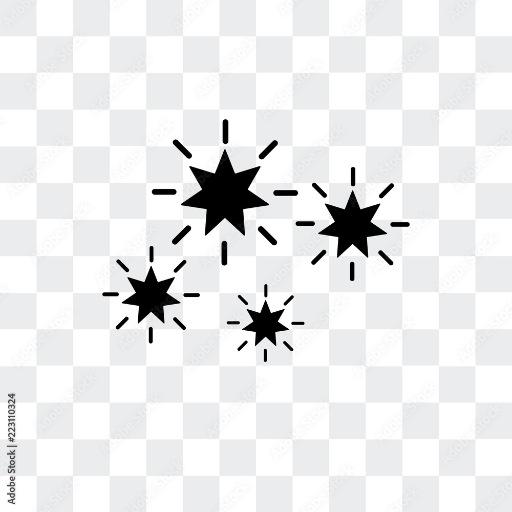 star icon isolated on transparent background. Modern and editable star icon. Simple icons vector illustration. - obrazy, fototapety, plakaty 