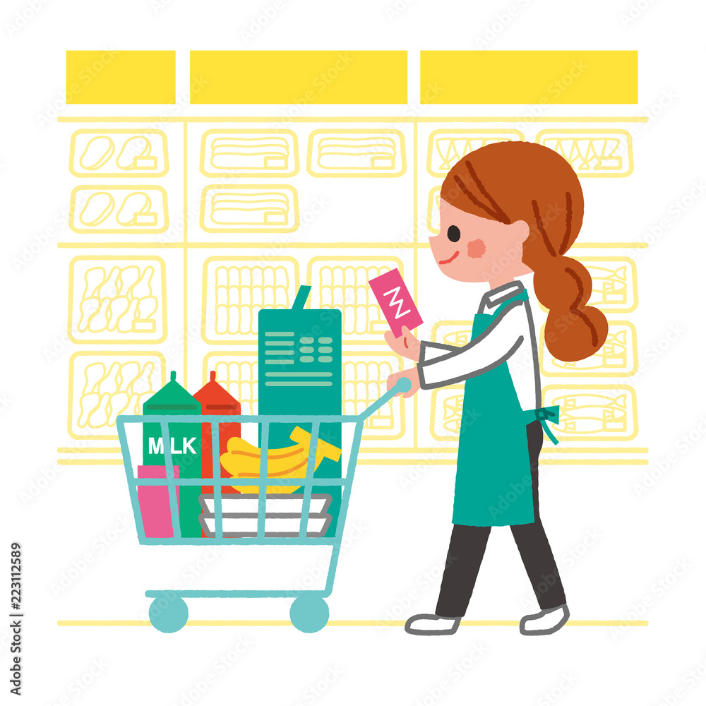 買い物 イラスト Stock Vector Adobe Stock