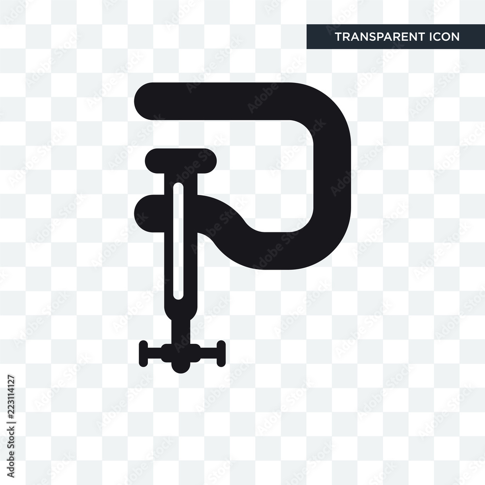 Adjusment System vector icon isolated on transparent background ...