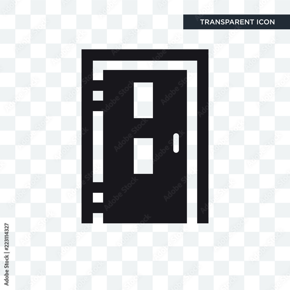 Big Door vector icon isolated on transparent background, Big Door logo design Big Door vector icon isolated on transparent background, Big Door logo design