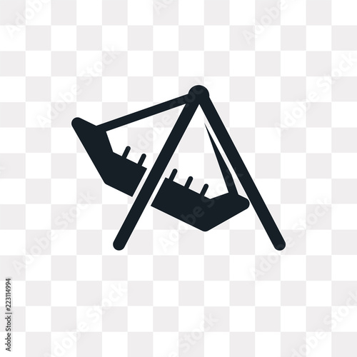 amusement park icon on transparent background. Modern icons vector illustration. Trendy amusement park icons