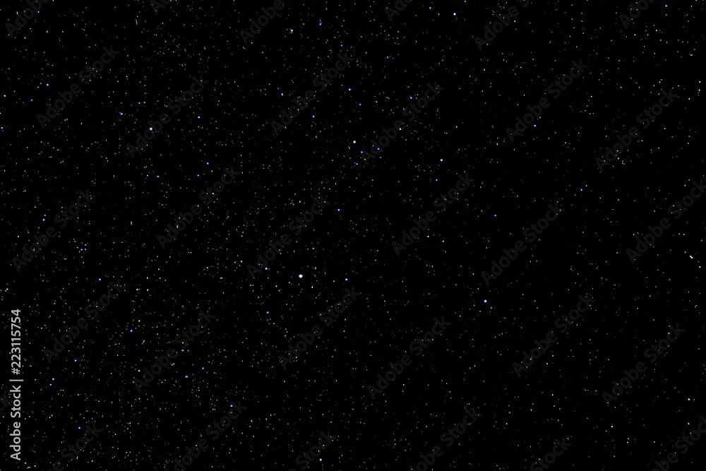 Obraz premium Gwiazdy i galaktyka kosmos niebo nocny wszechświat czarne rozgwieżdżone tło pola gwiazd