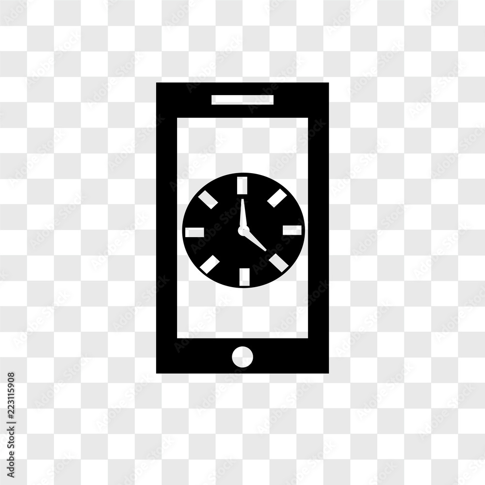 clock icons isolated on transparent background. Modern and editable clock icon. Simple icon vector illustration. clock icons isolated on transparent background. Modern and editable clock icon. Simple icon vector illustration.