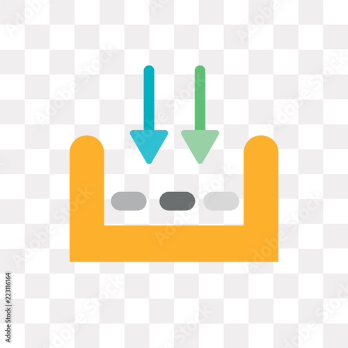 gap icon on transparent background. Modern icons vector illustration. Trendy gap icons