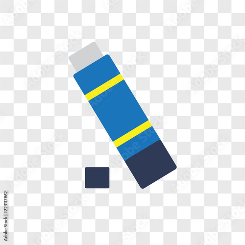 glue stick icons isolated on transparent background. Modern and editable glue stick icon. Simple icon vector illustration.