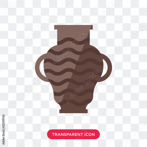 Pottery vector icon isolated on transparent background, Pottery logo design