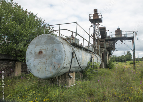 auxiliary structures on the railway for maintenance of ways photo