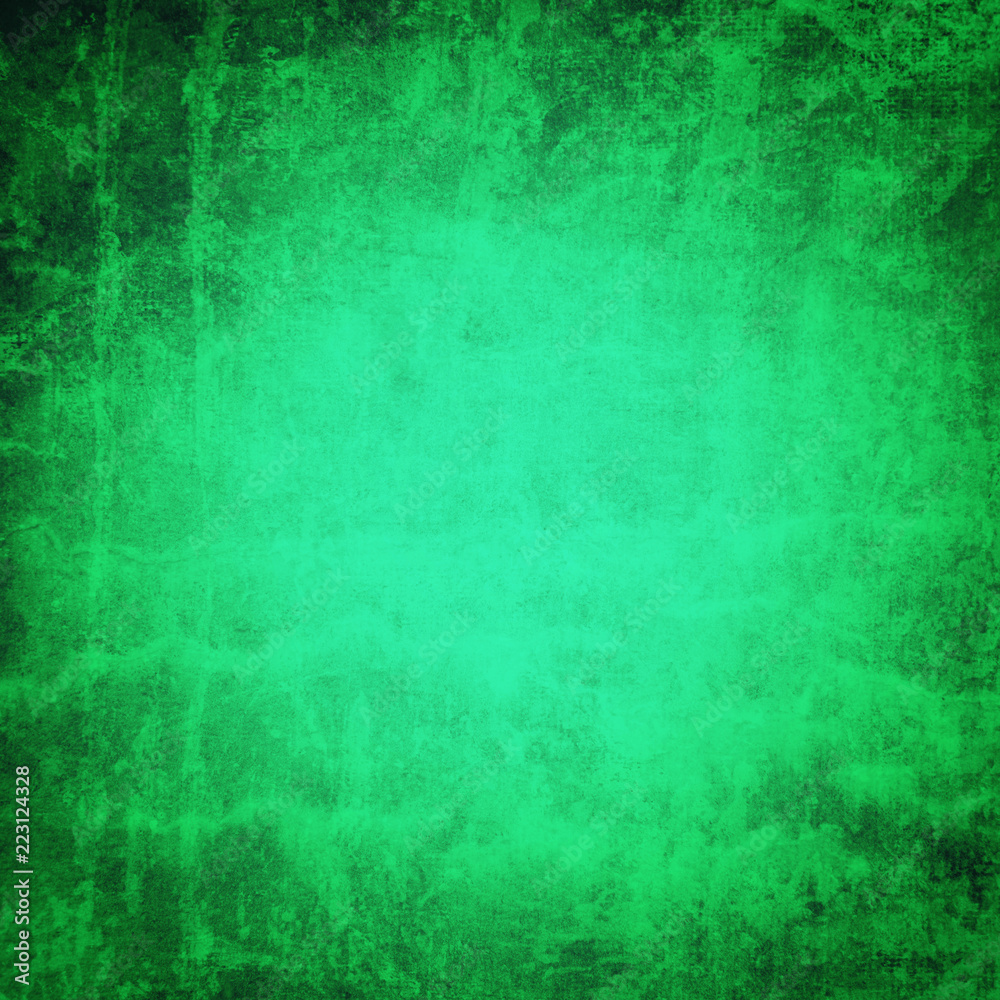 Fototapeta premium Textured green background