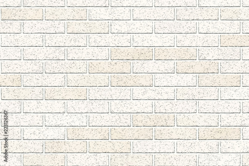 Light brown brick wall abstract background. Texture of bricks. Vector illustration. Template design for web banners
