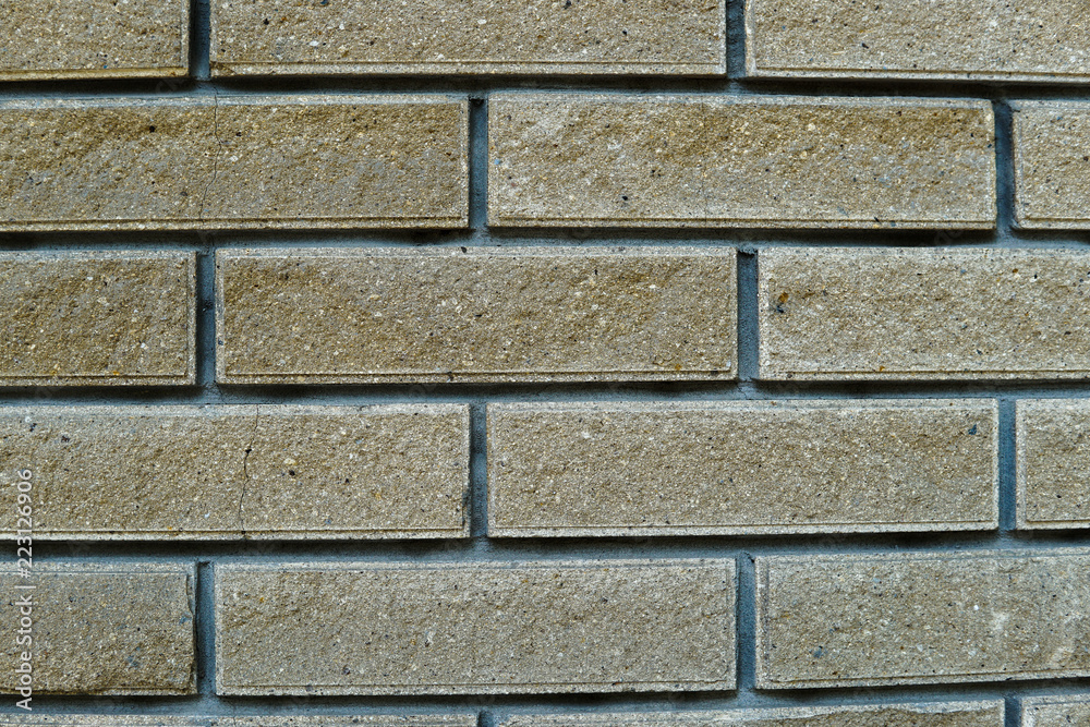 Obraz premium Wall made of facing bricks. Backgrounds, texture