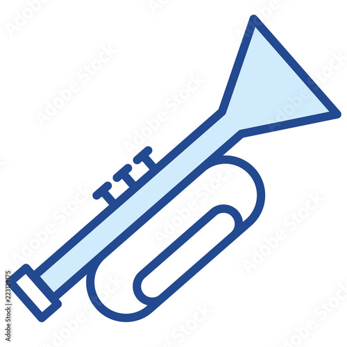Trompete Vector Icon Illustration