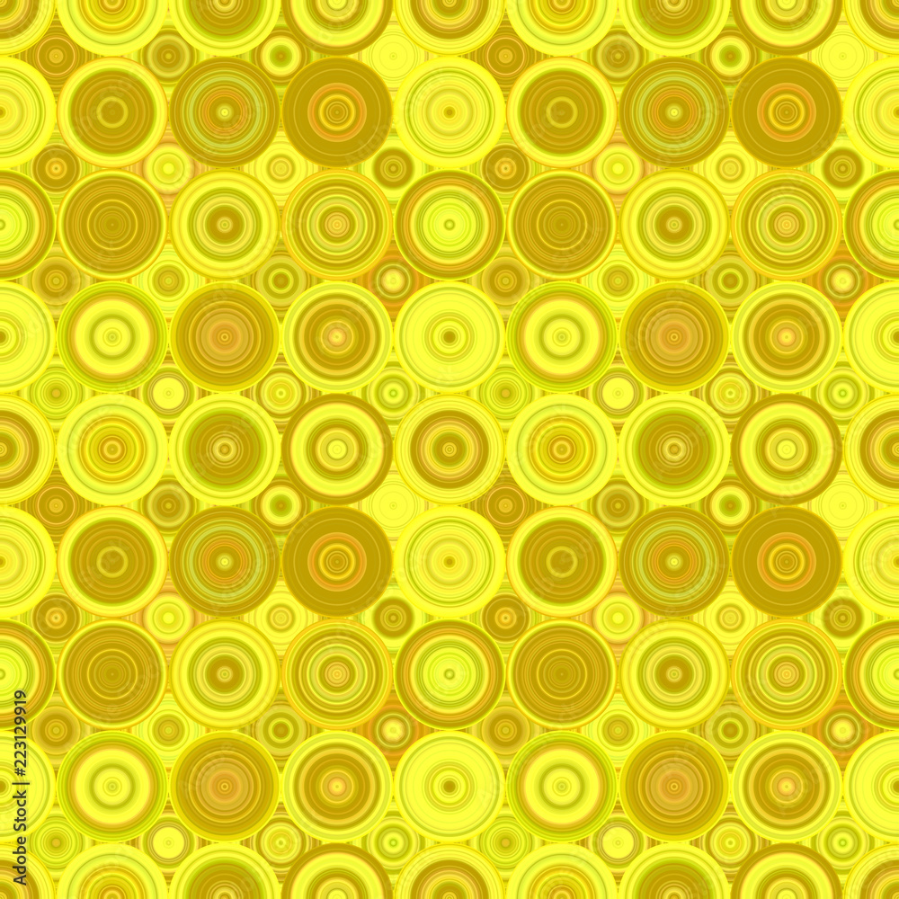 Yellow abstract seamless circle mosaic pattern - vector background design Yellow abstract seamless circle mosaic pattern - vector background design