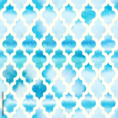 Oriental seamless pattern. Illustration.