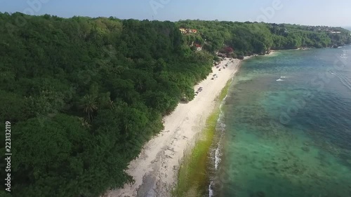 Wallpaper Mural Melasti beach from aerial view. Bali, Indonesia Torontodigital.ca