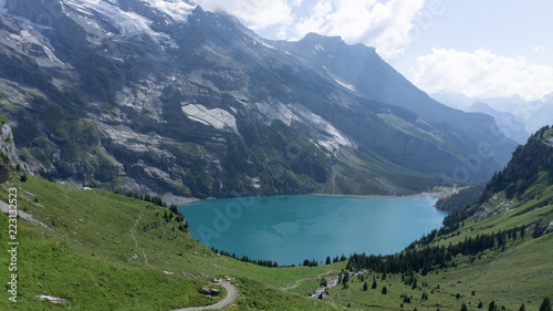   schinensee  Kandersteg in der Schweiz