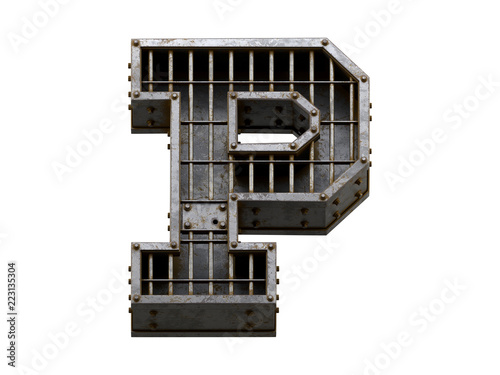 Prison font.
