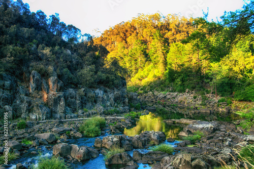 Cataract gorge, Launceston, Tasmania, Australia photo